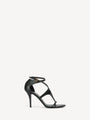 Smooth leather toe-post sandals