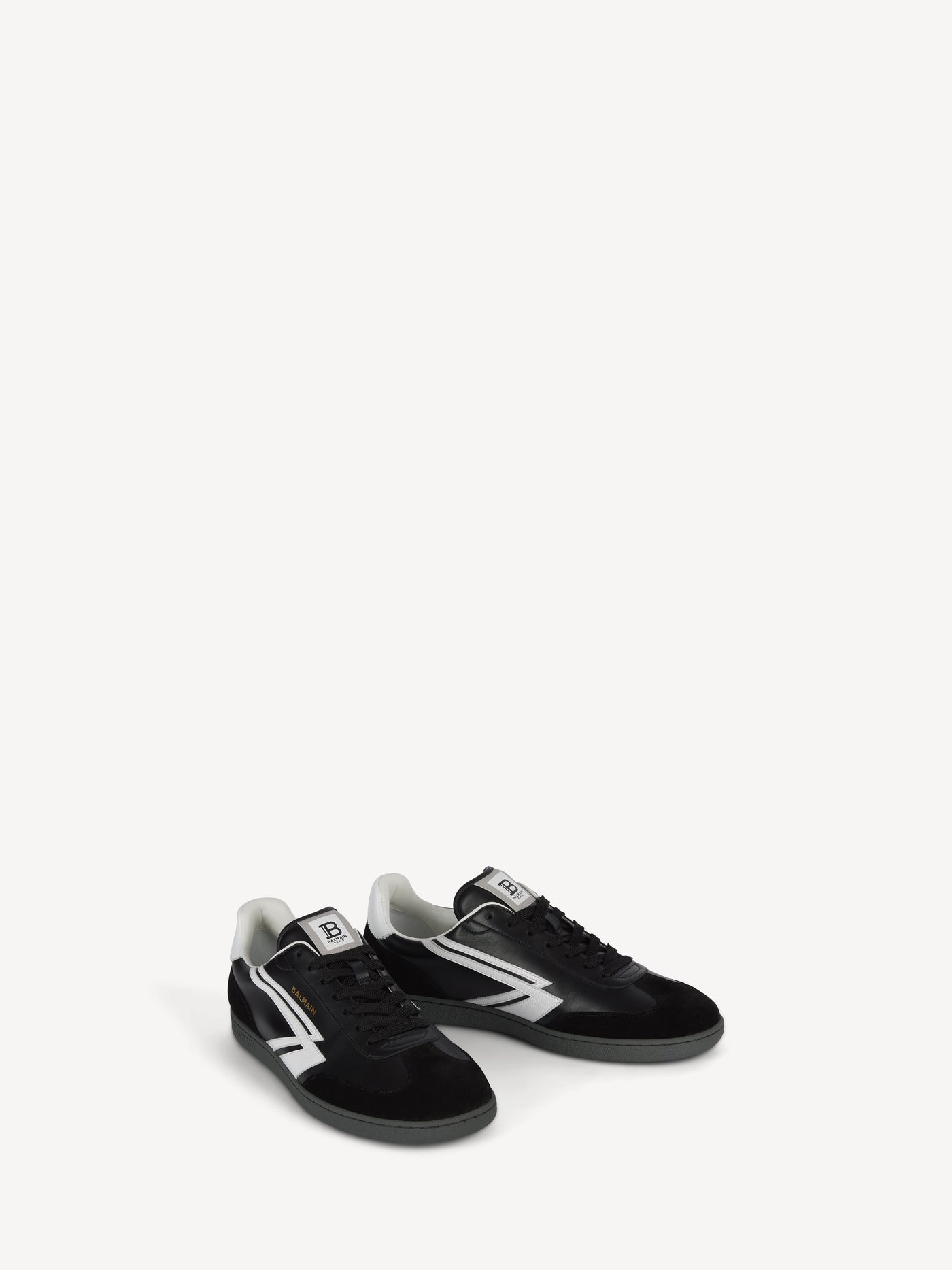 Tenniswan trainers in smooth leather and suede