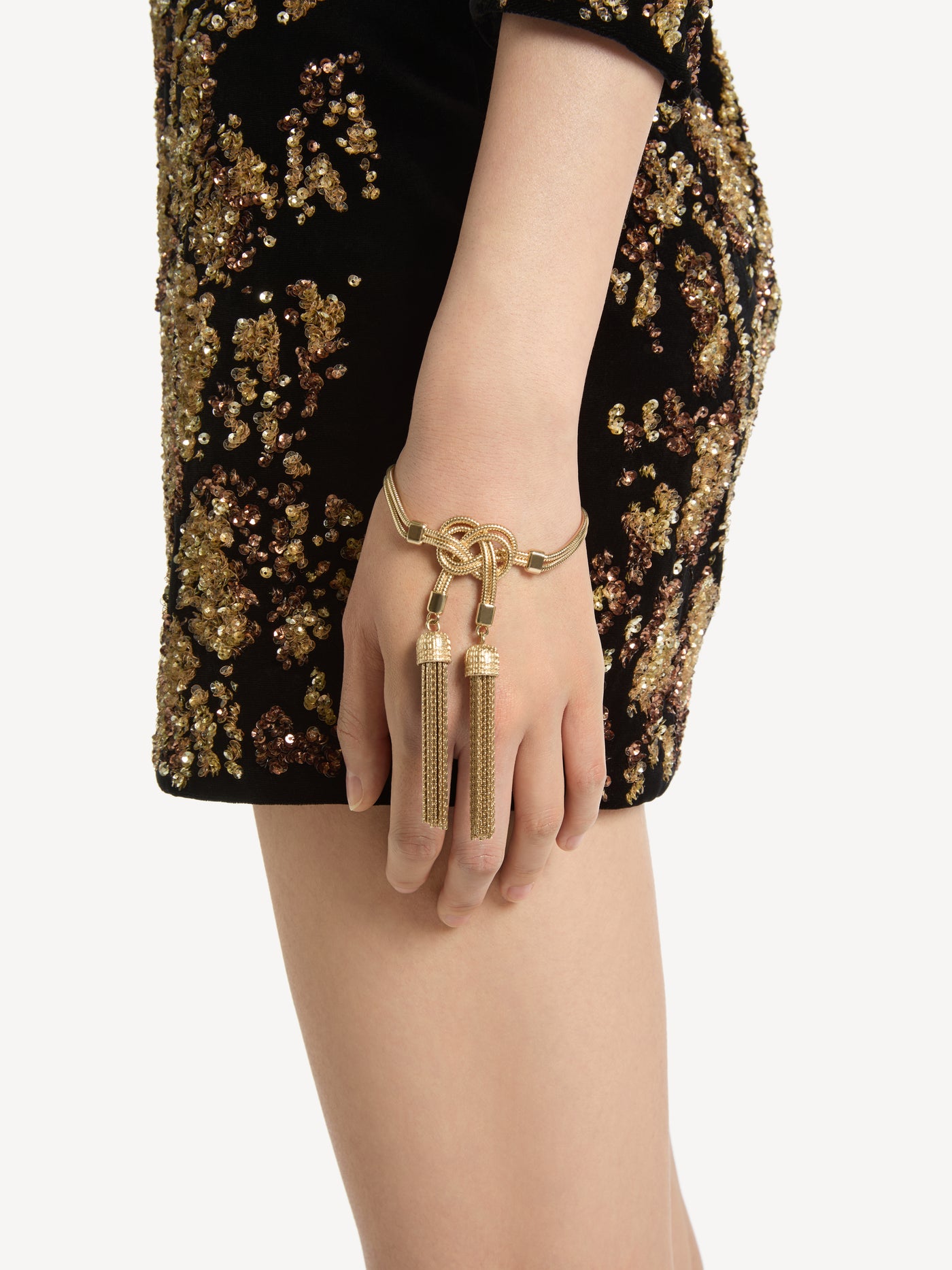 Brass Tassel bracelet
