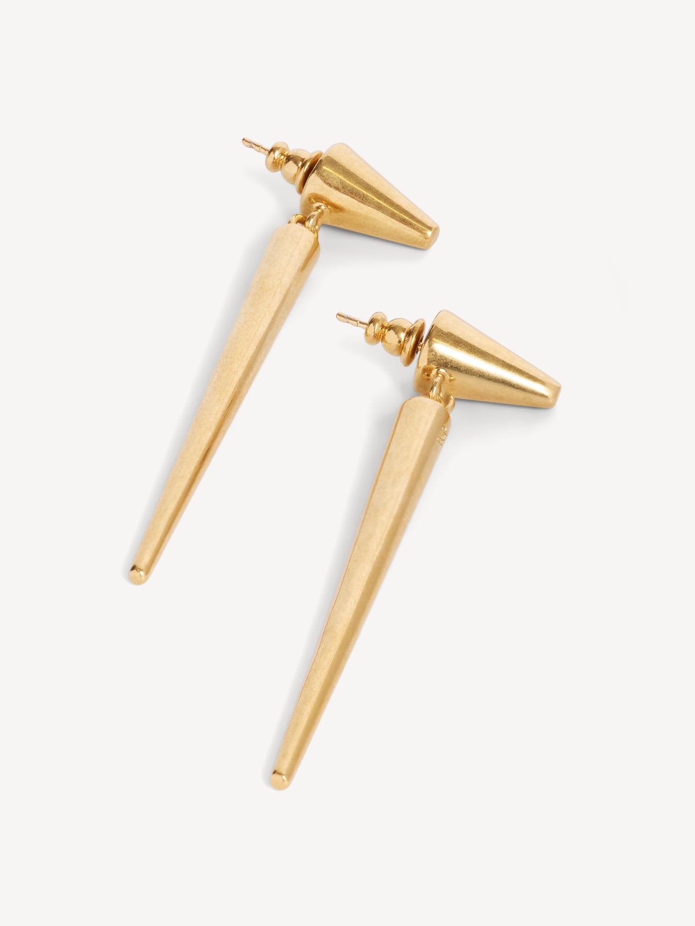 Brass Spike earrings