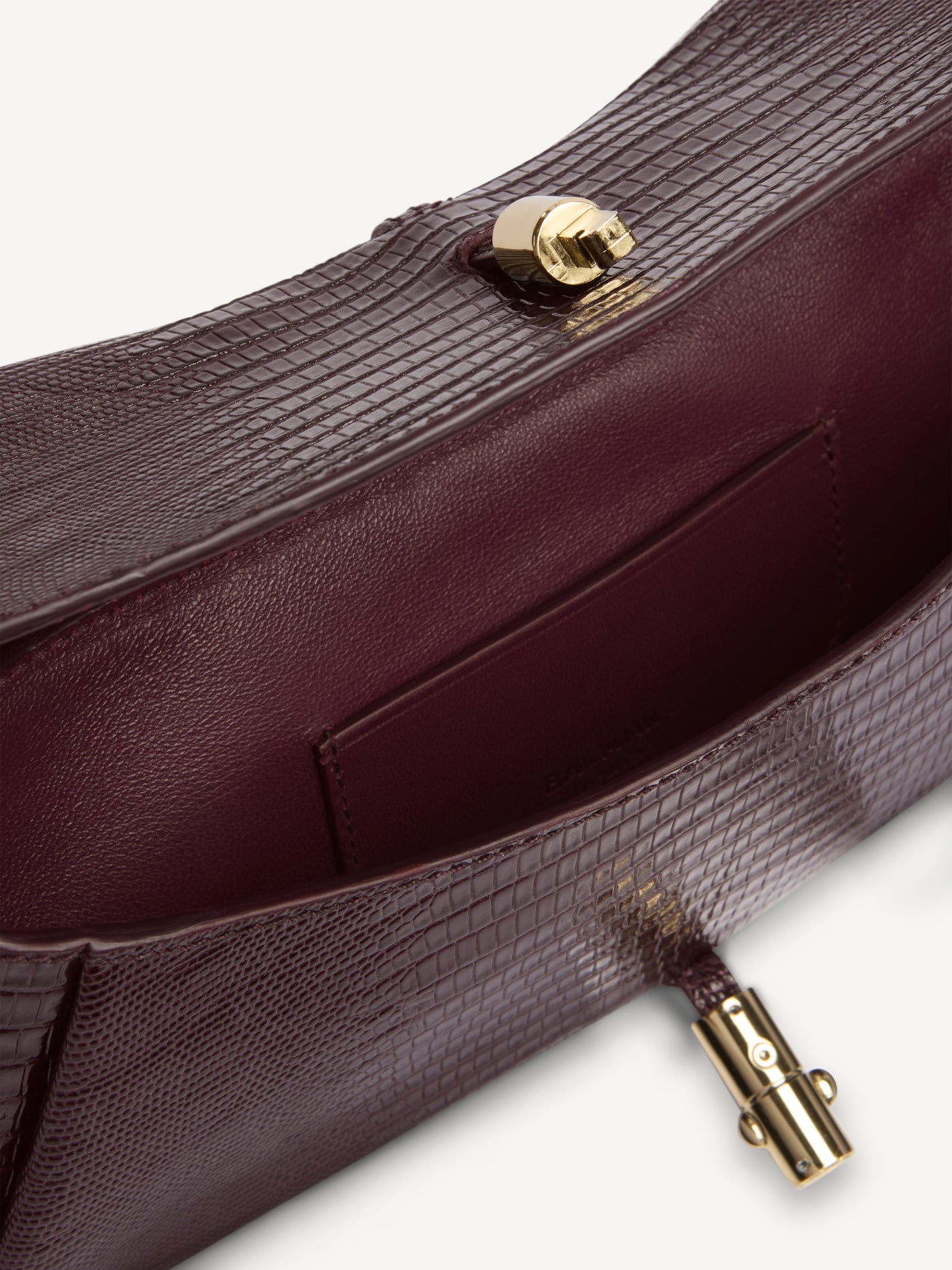 BALMAIN METROPOLIS Embossed leather bag