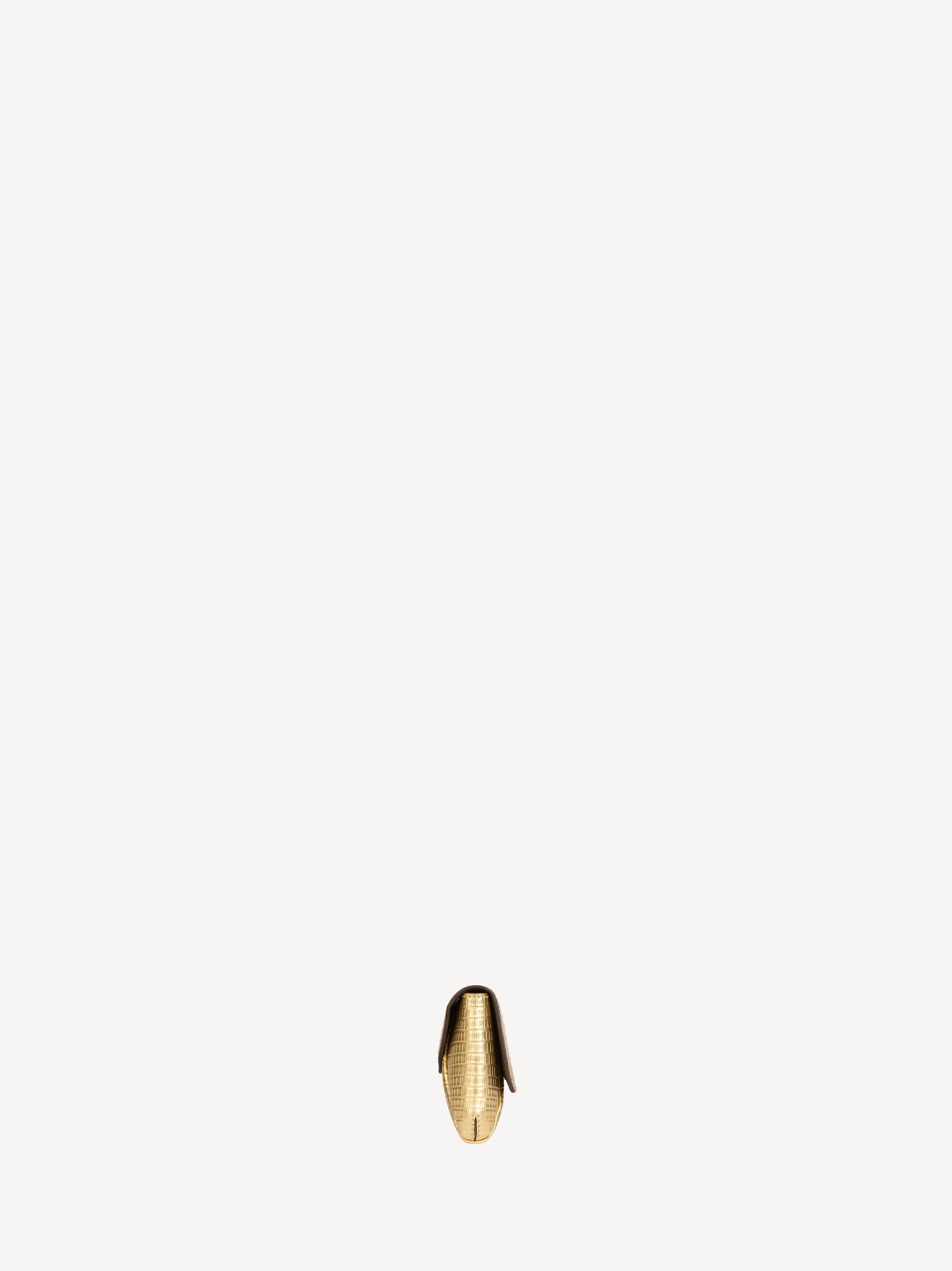 Tasche Long Clutch aus strukturiertem Metallic-Leder
