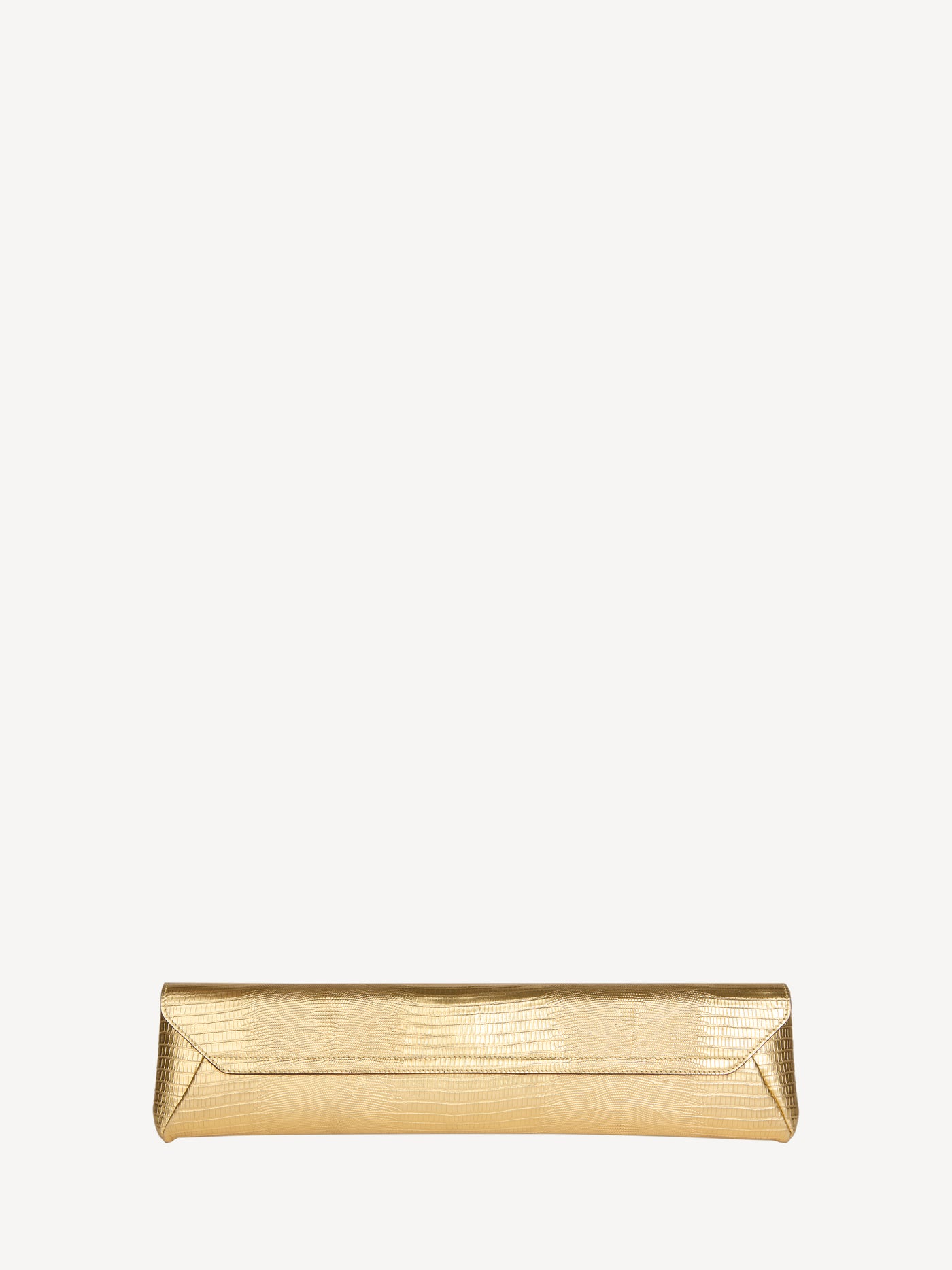 Tasche Long Clutch aus strukturiertem Metallic-Leder