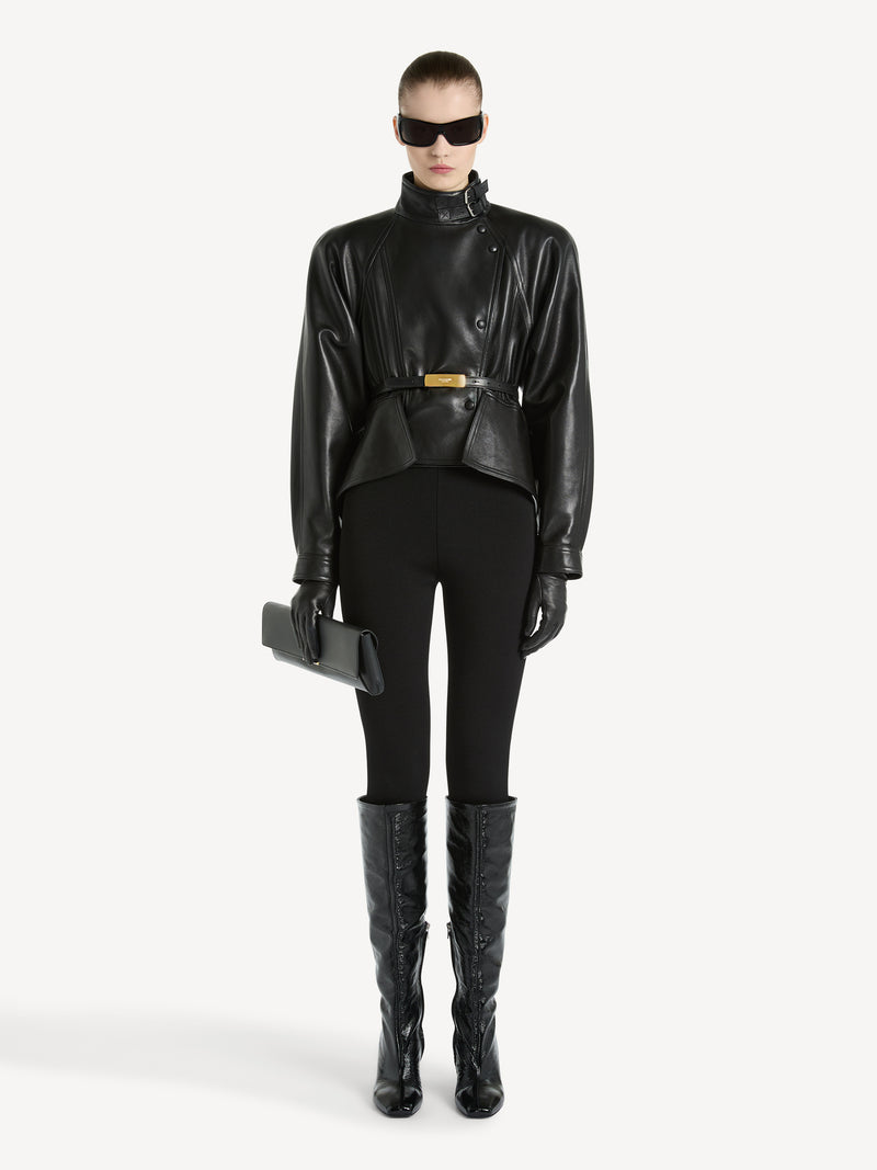 Lambskin signature jacket