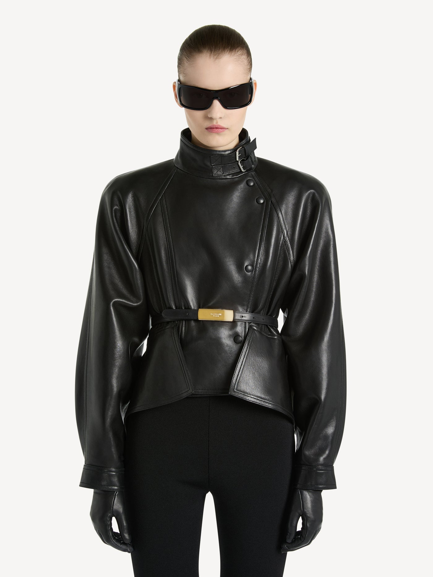 Lambskin pilot jacket