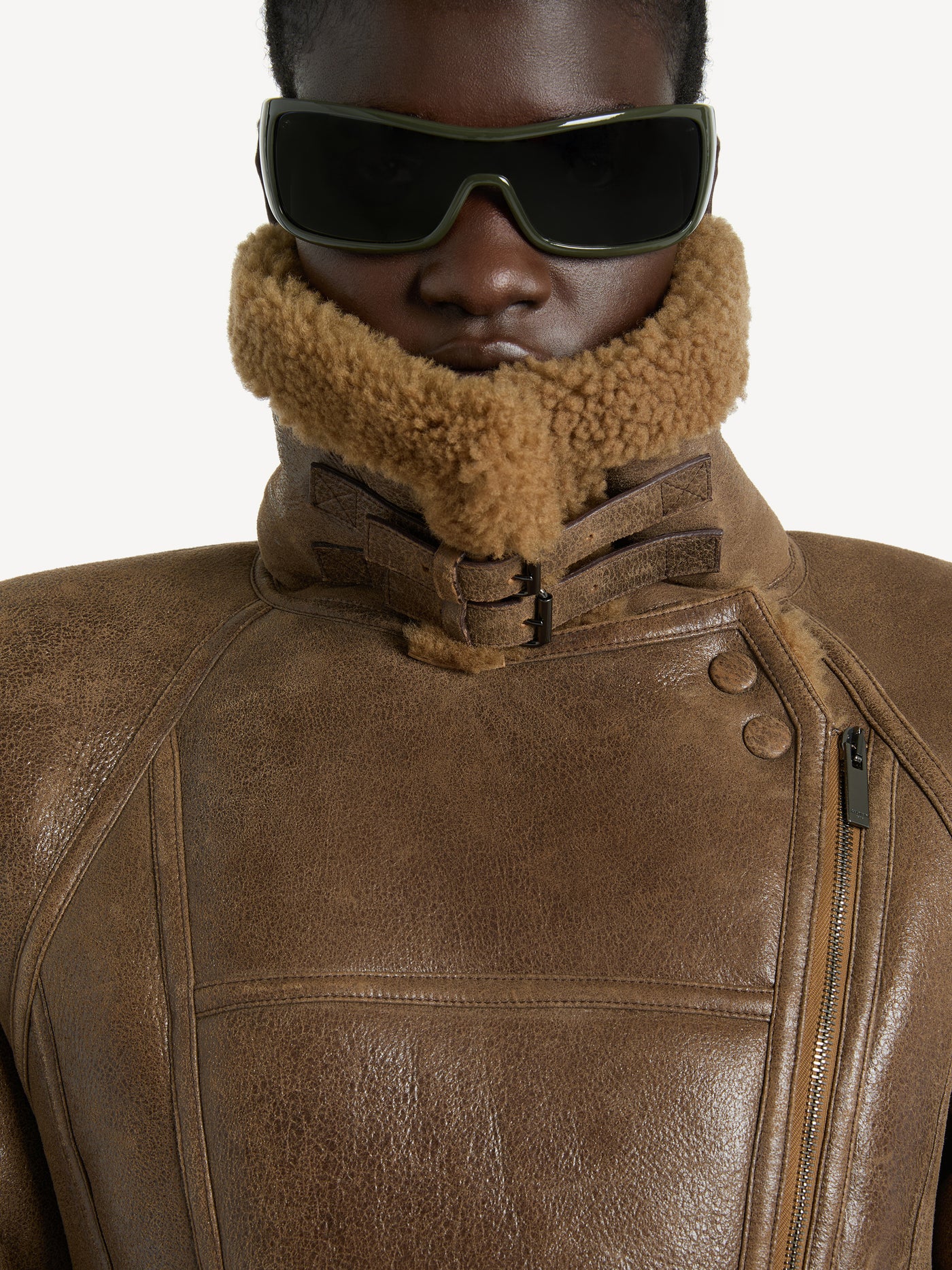 Shearling signature jacket