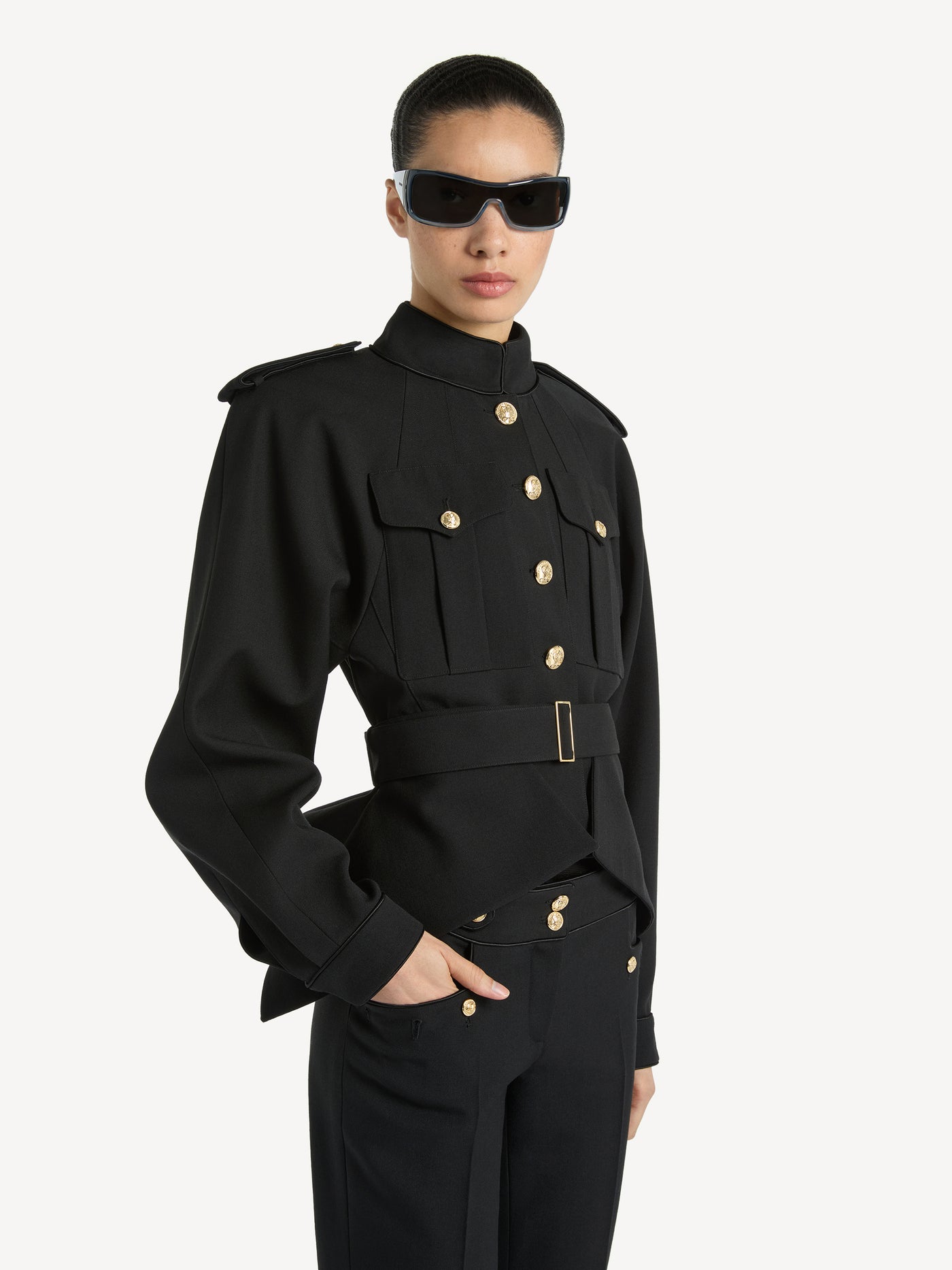 Wool pilot jacket