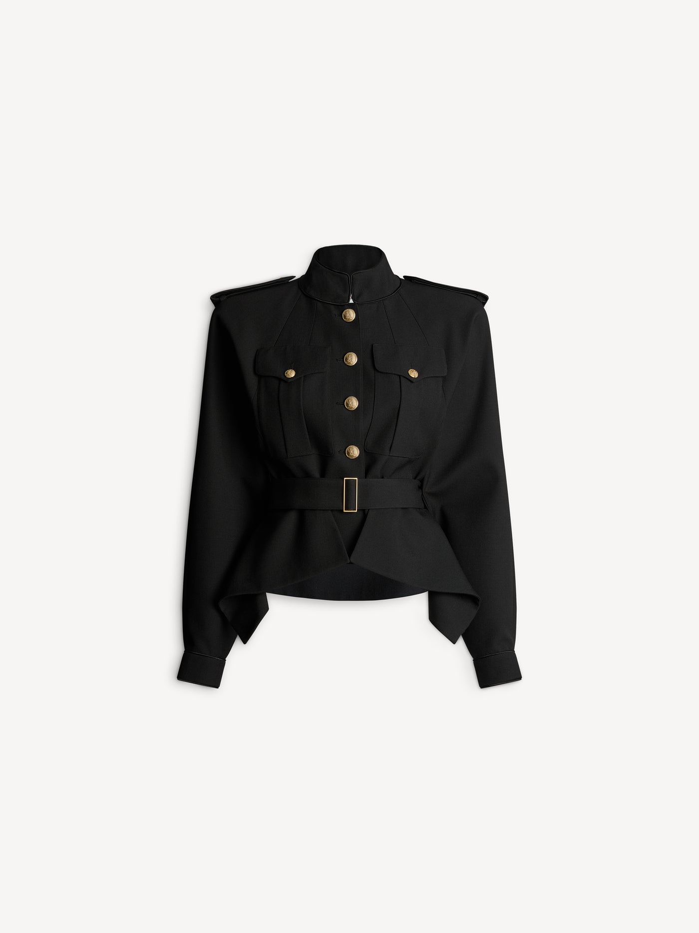 Pilotenjacke aus Wolle