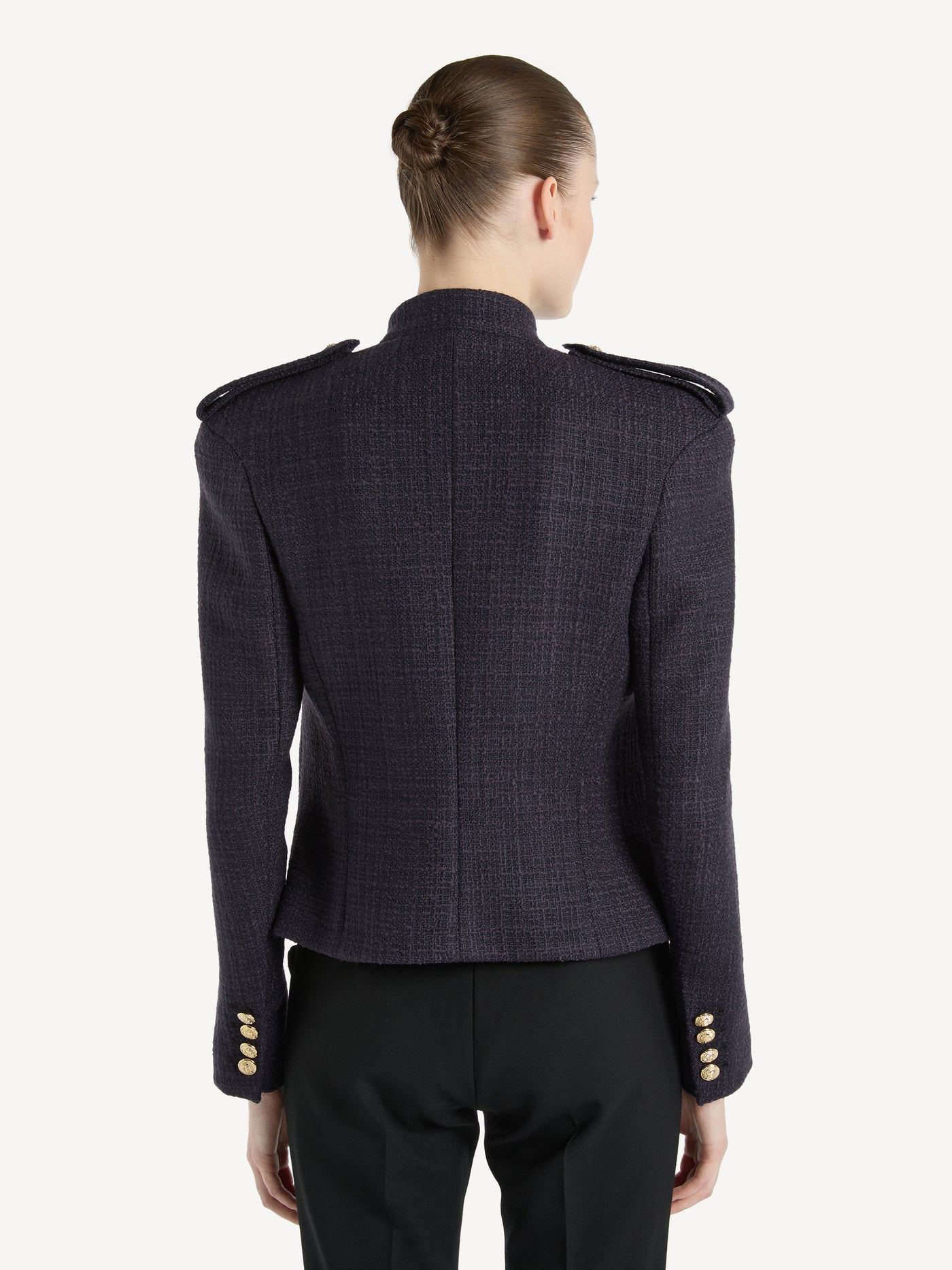 Tweed 6-button jacket