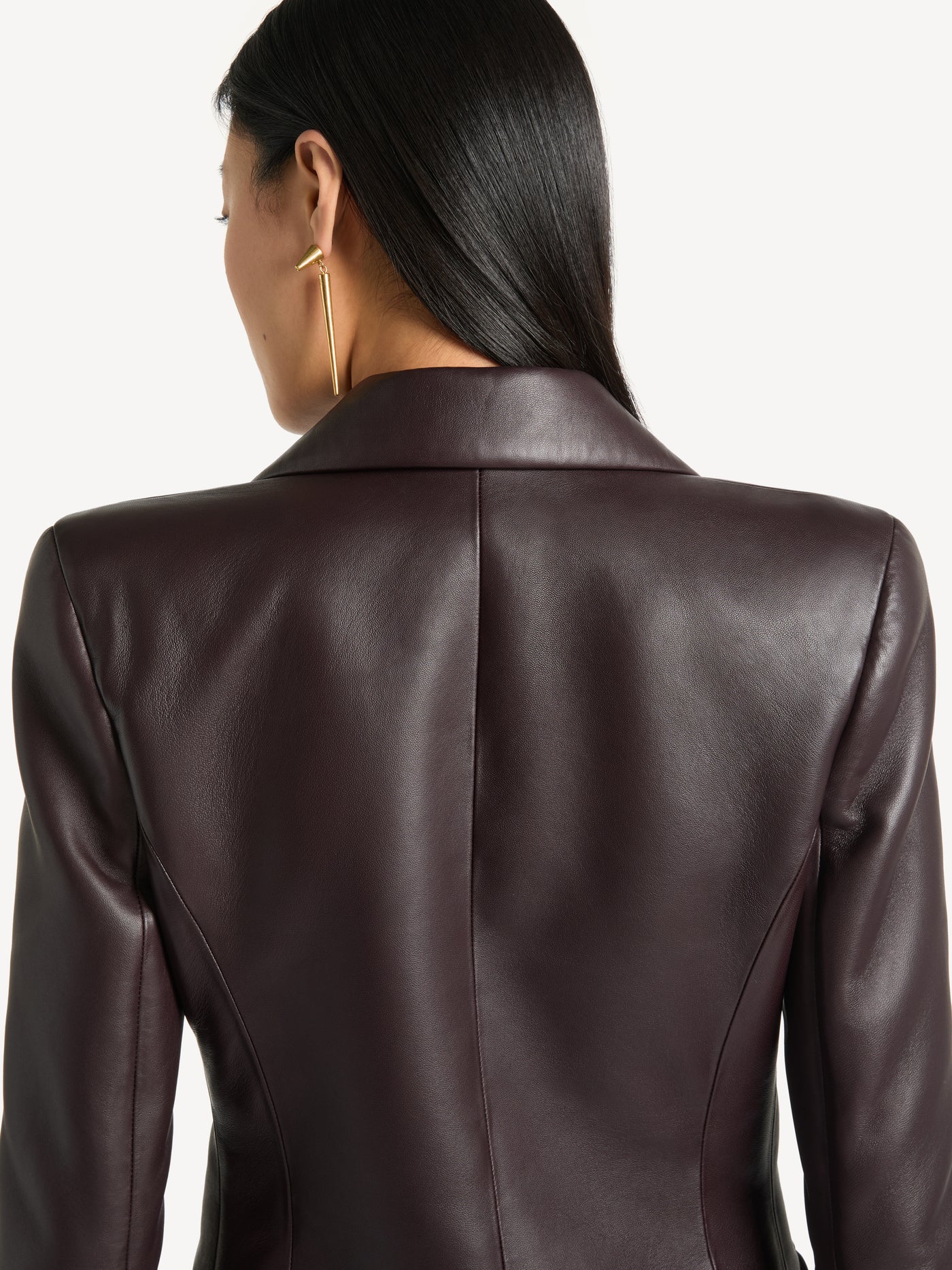 1-button jacket in lambskin