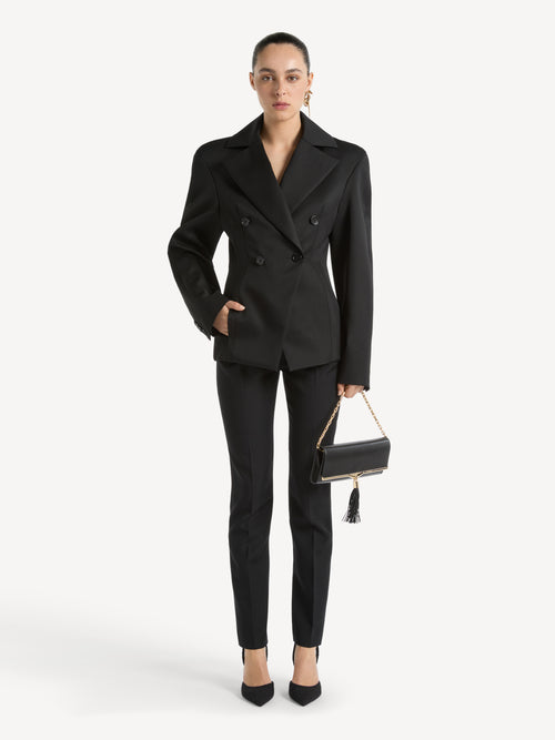 Wool gabardine jacket