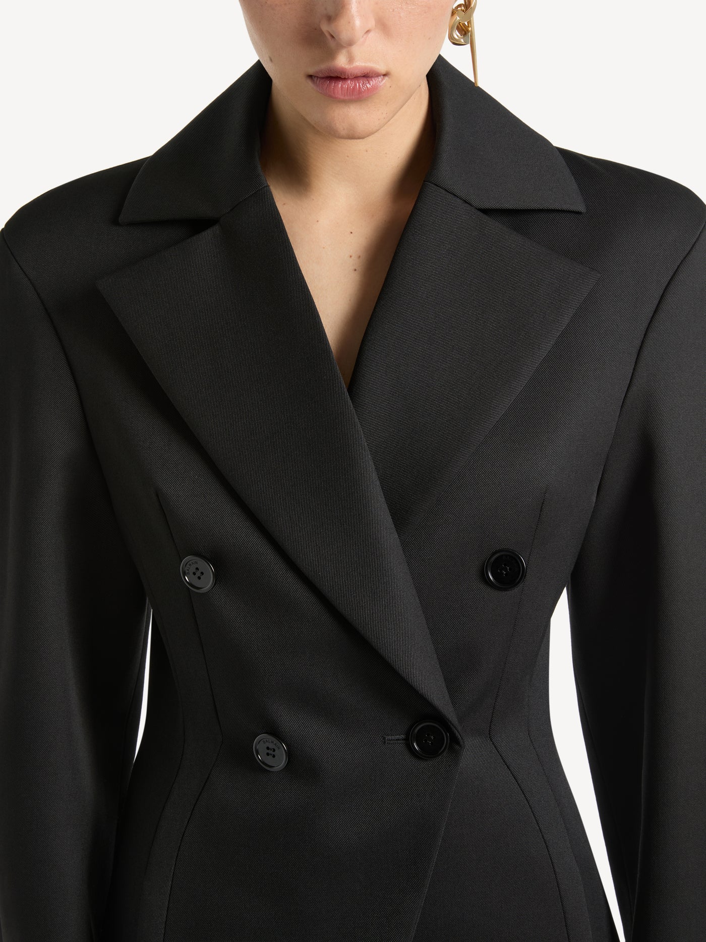 Wool gabardine jacket