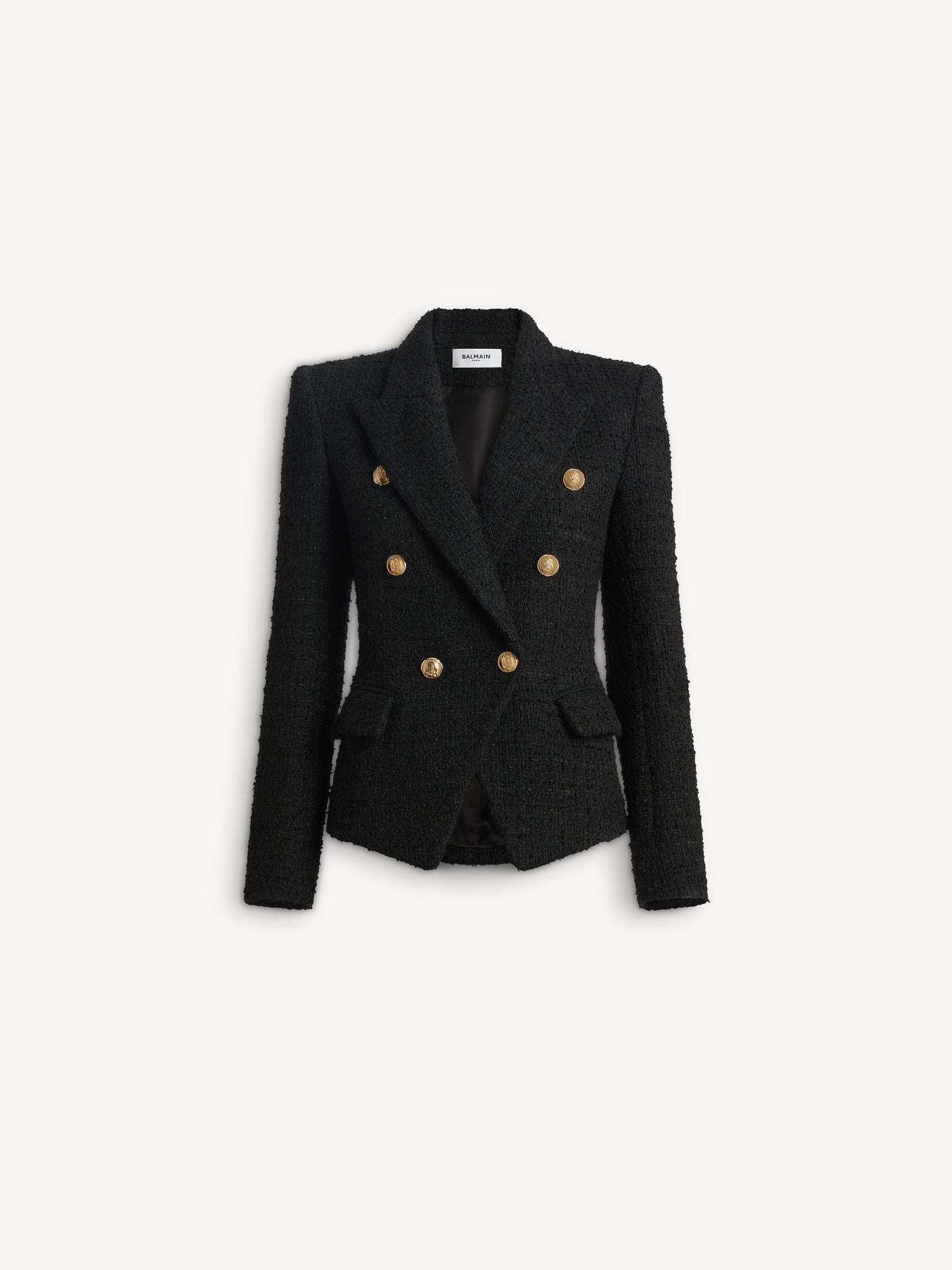 Tweed 6-button jacket