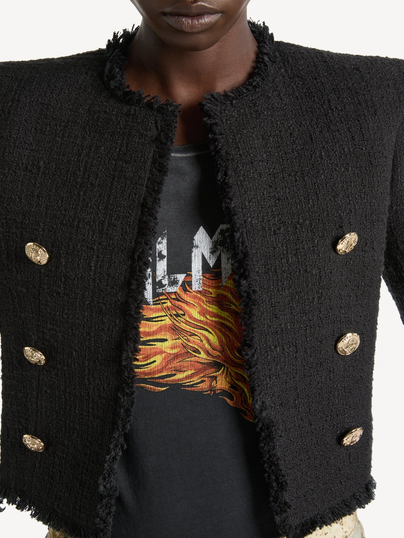 Spencer jacket in tweed