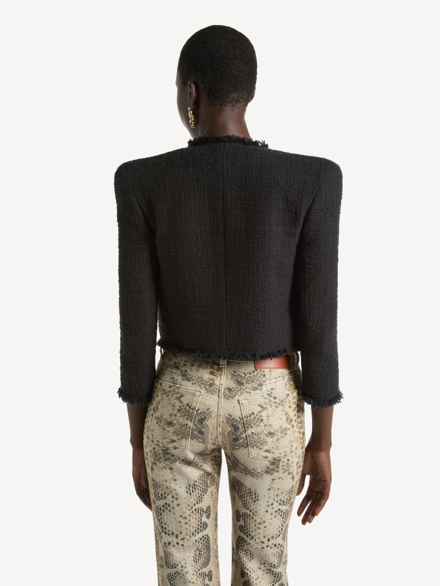 Spencer jacket in tweed