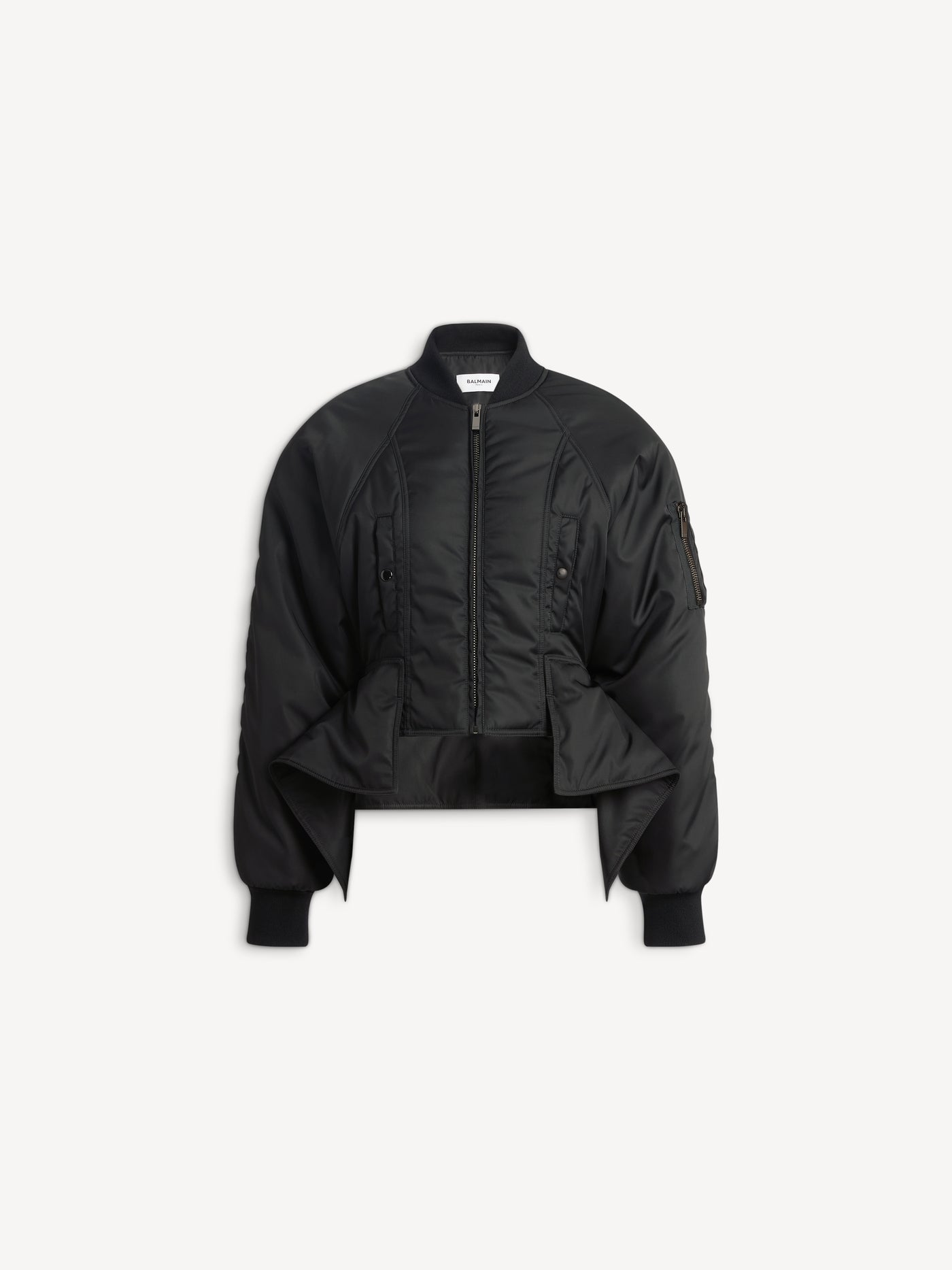 Signature bomber jacket in nylon