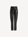 Pantaloni biker in pelle d’agnello