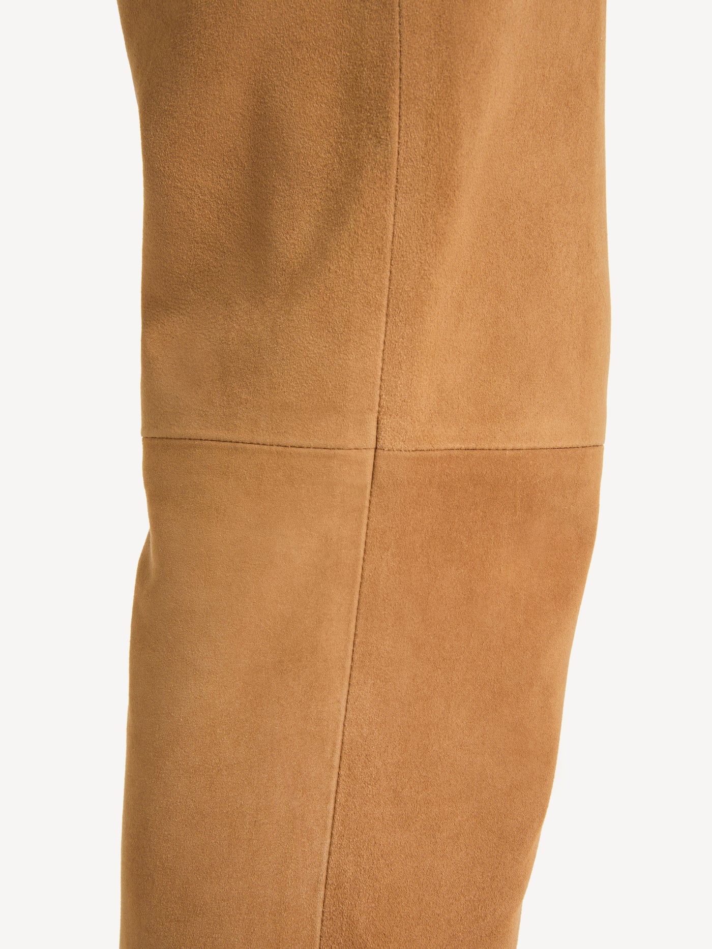 Pantalon en cuir d'agneau suédé