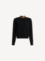 Pullover aus Kaschmir mit abnehmbarer Borte