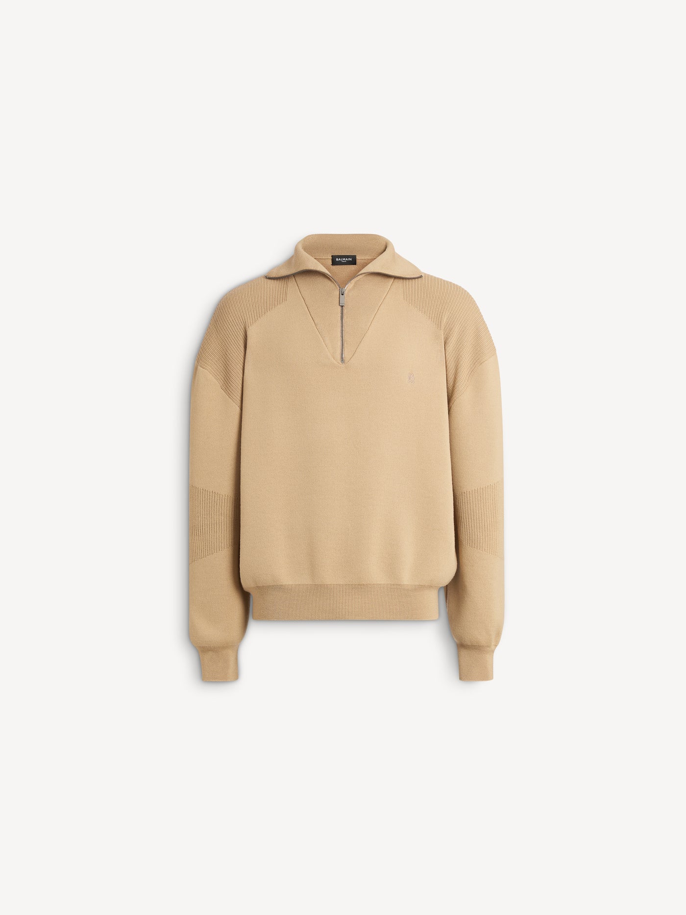 Trucker-Pullover aus Wolle