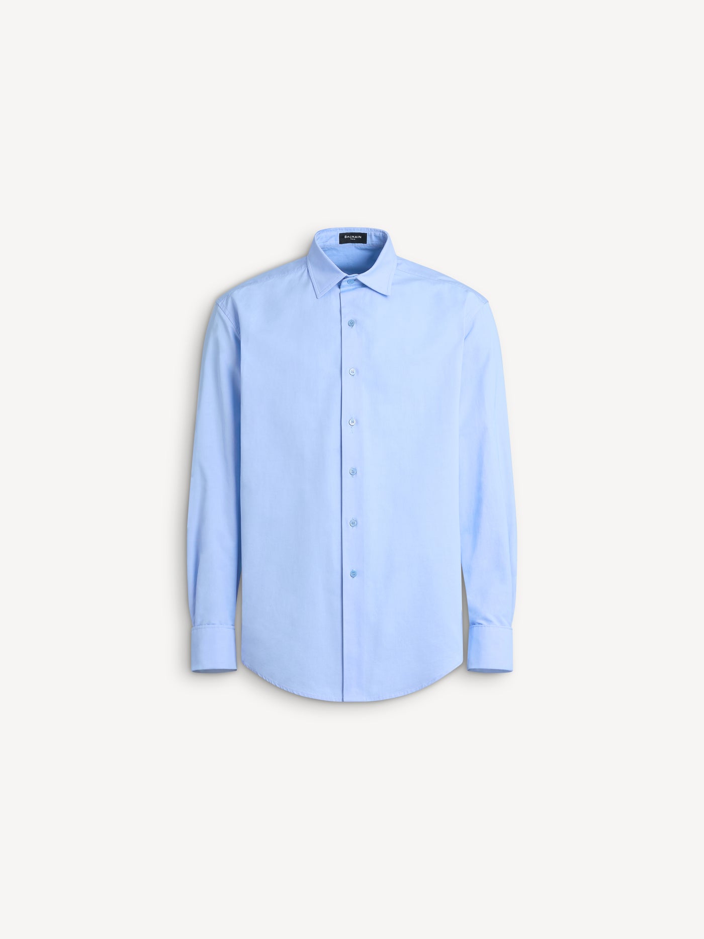 Balmain B Hemd aus Popeline mit Manschettenknöpfen