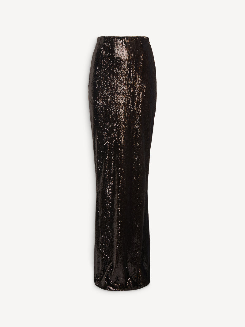 Jupe longue à sequins