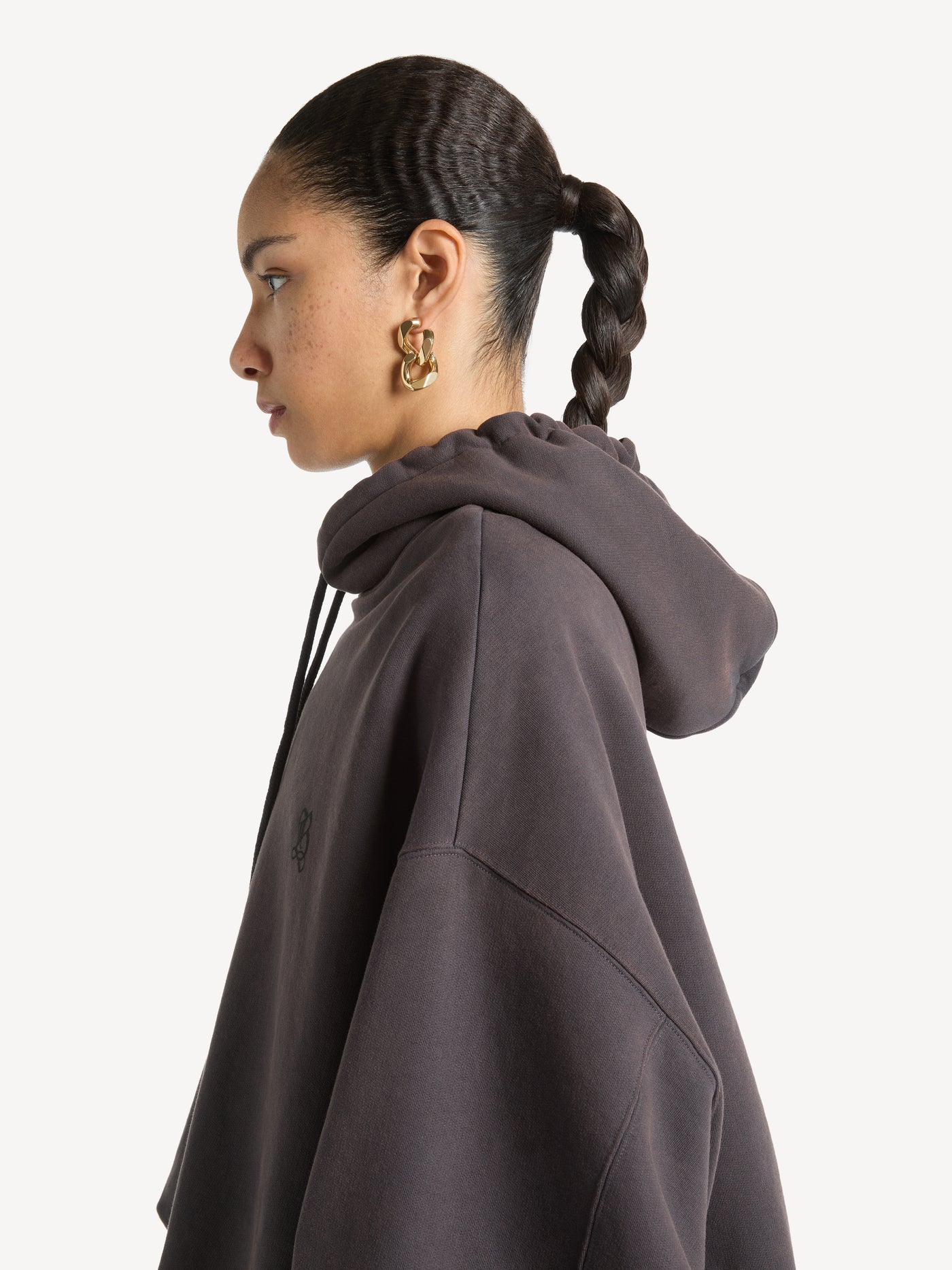 Hoodie with Balmain B print