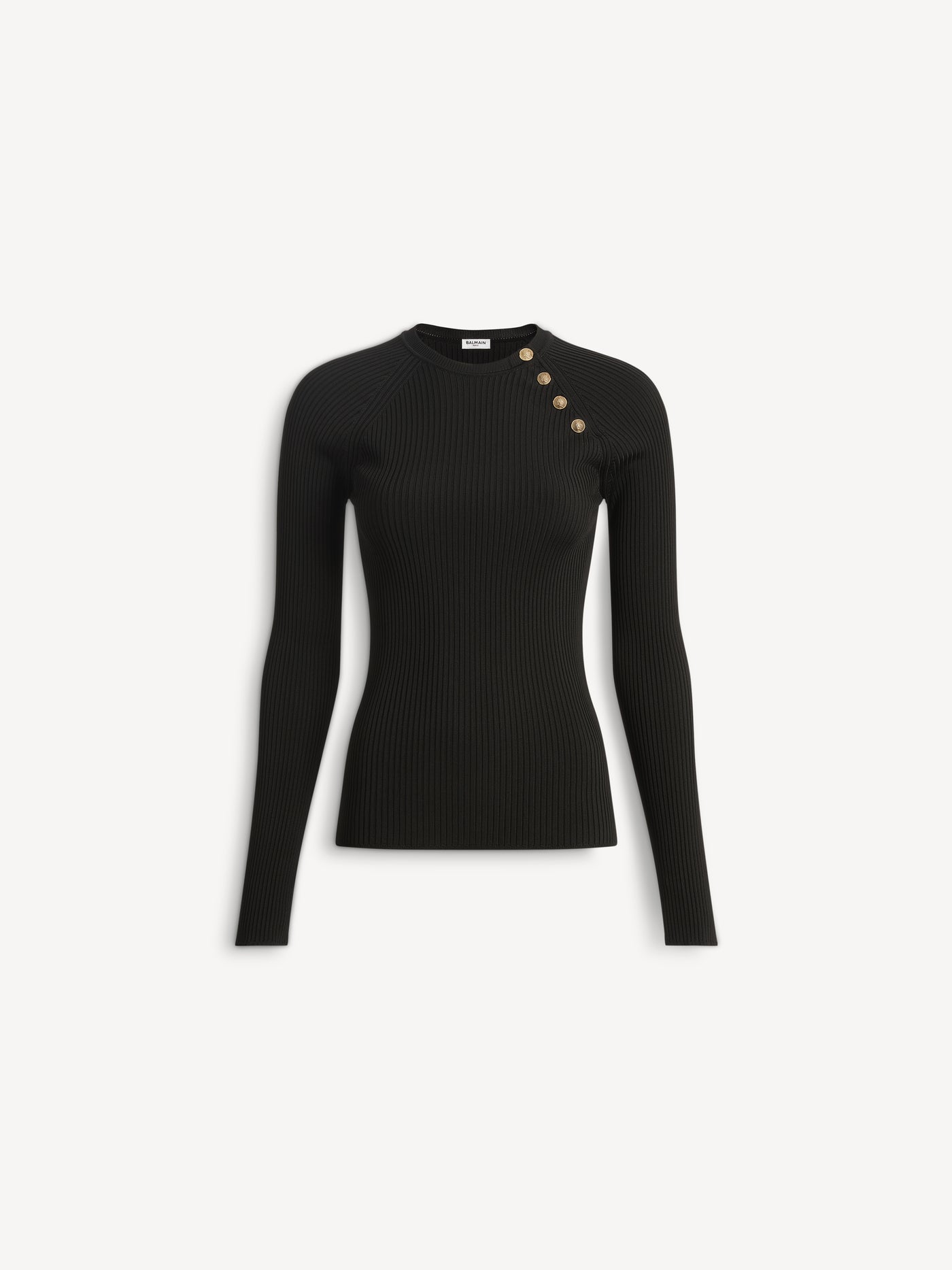 Ribbed knit jumper