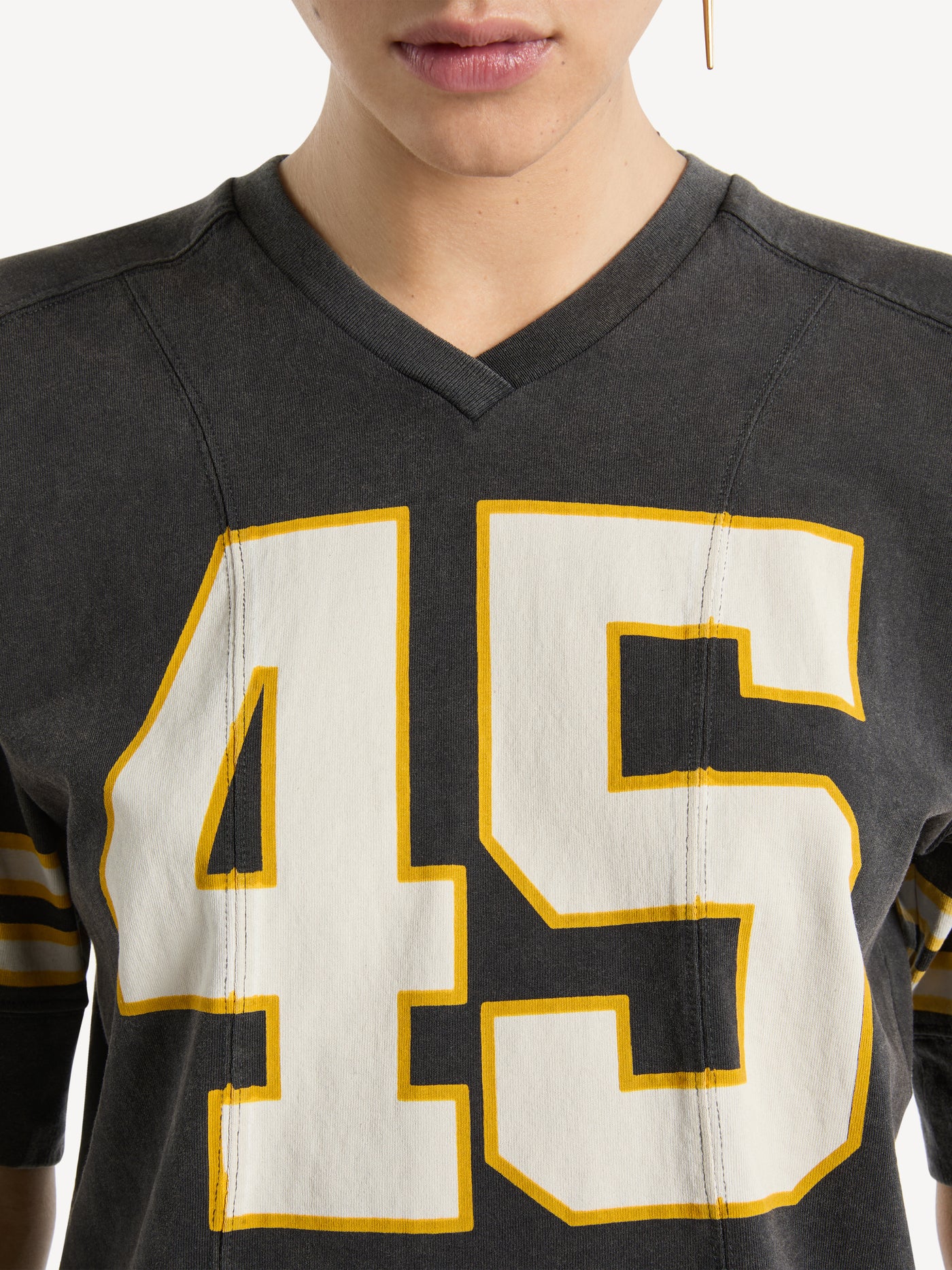 T-shirt with Balmain 45 print