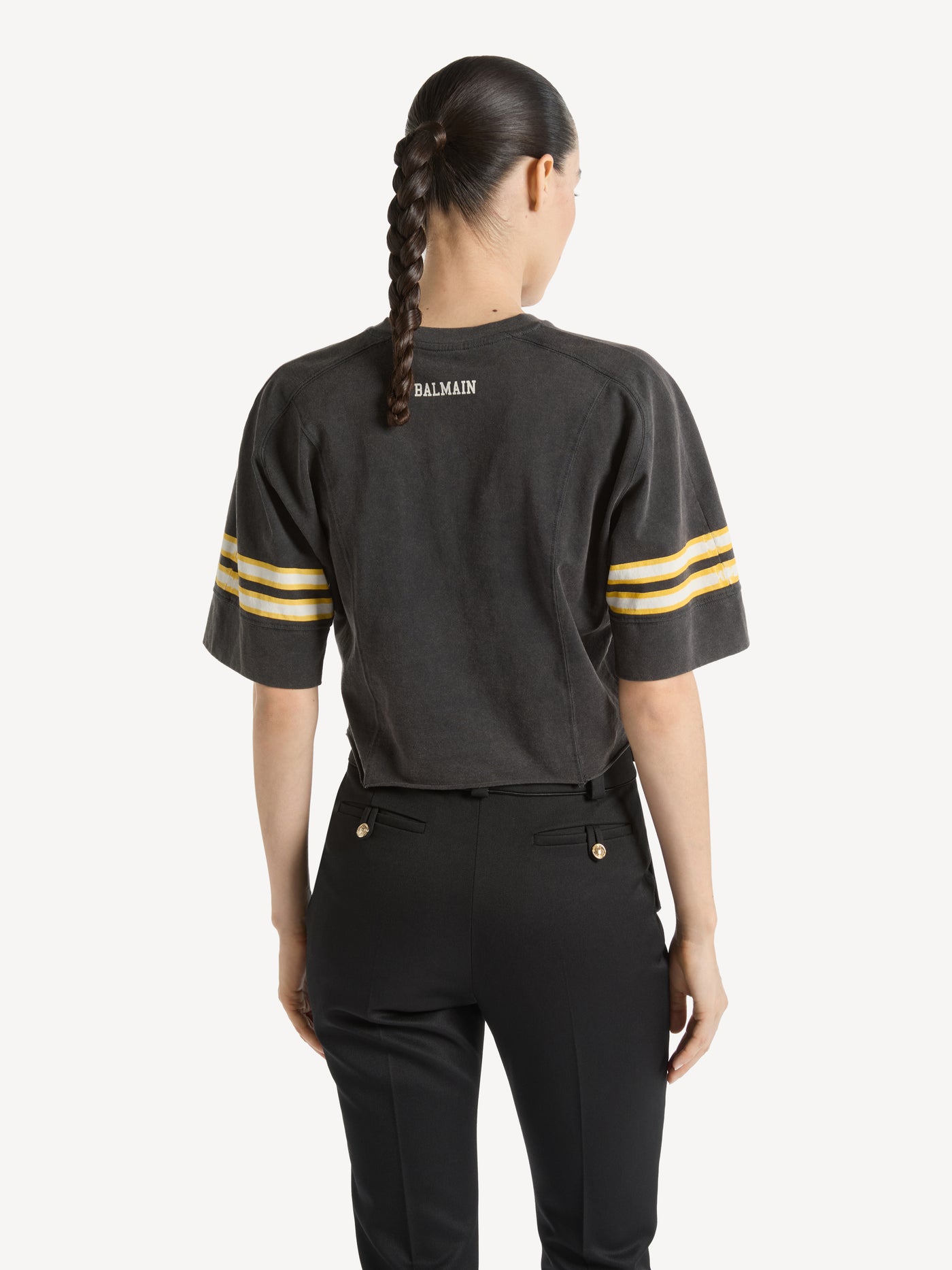 T-shirt with Balmain 45 print