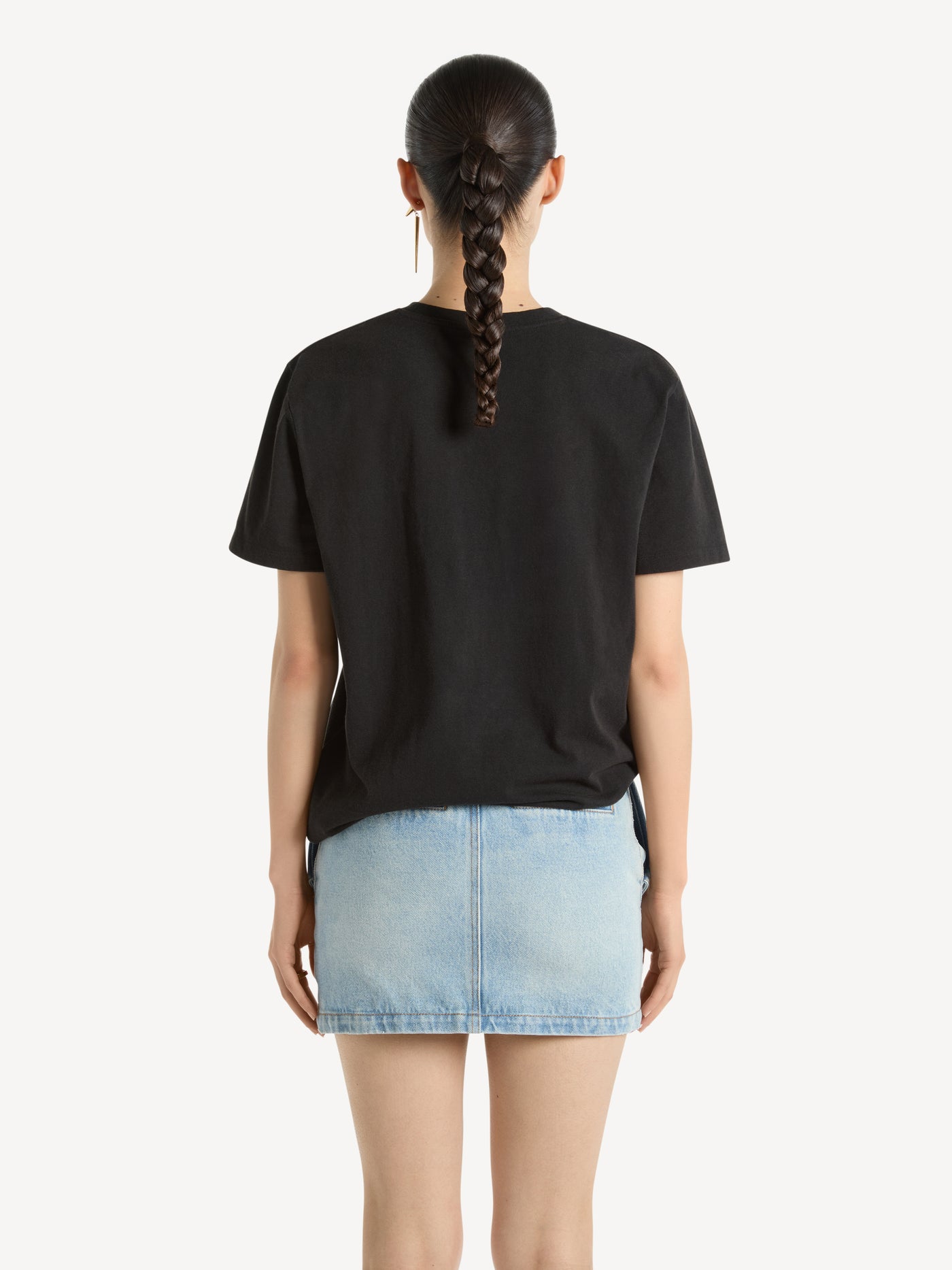 T-shirt with Balmain Band print