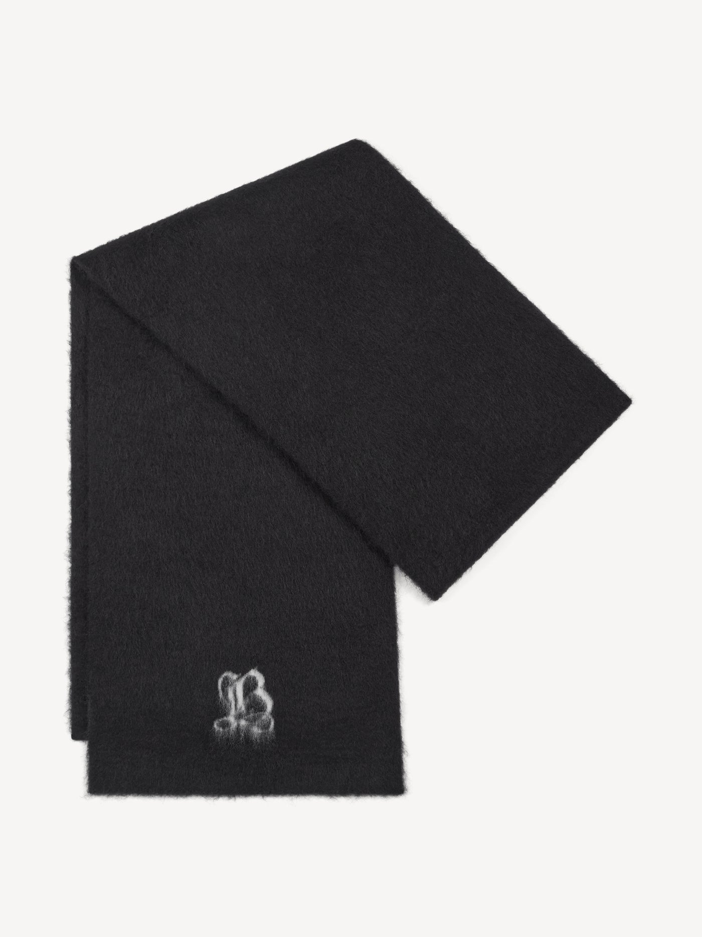 Balmain B Schal aus gebürsteter Mohairwolle
